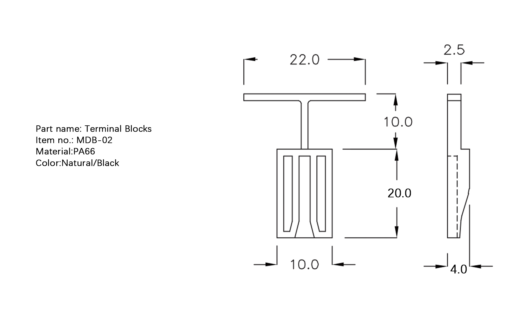 Terminal Blocks MDB-02